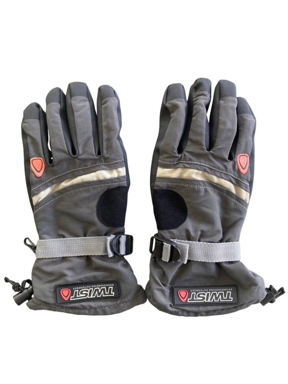 NWOT Women's TWIST Snowboarding Gray Gloves Size M